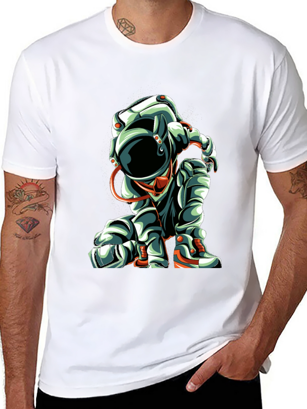 Astronaut Graphic T-Shirt - Space Explorer Tee
