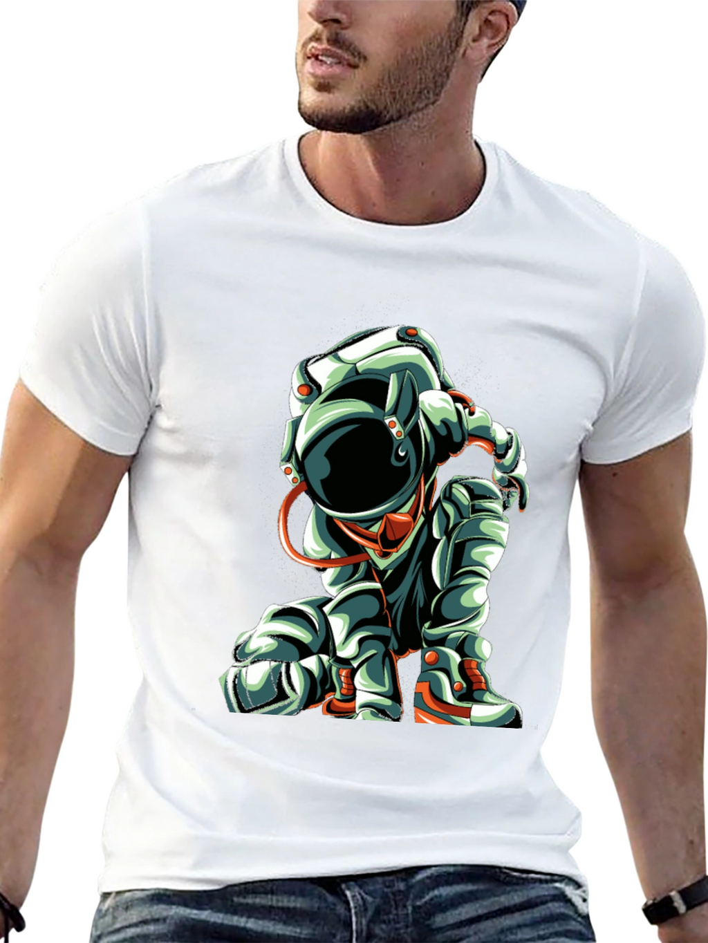 Astronaut Graphic T-Shirt - Space Explorer Tee