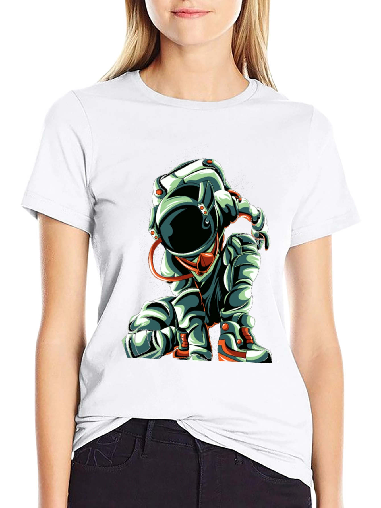 Astronaut Graphic T-Shirt - Space Explorer Tee