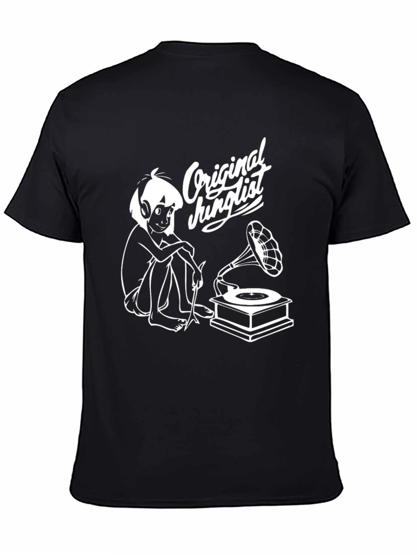 Original Junglist Black Graphic T-Shirt