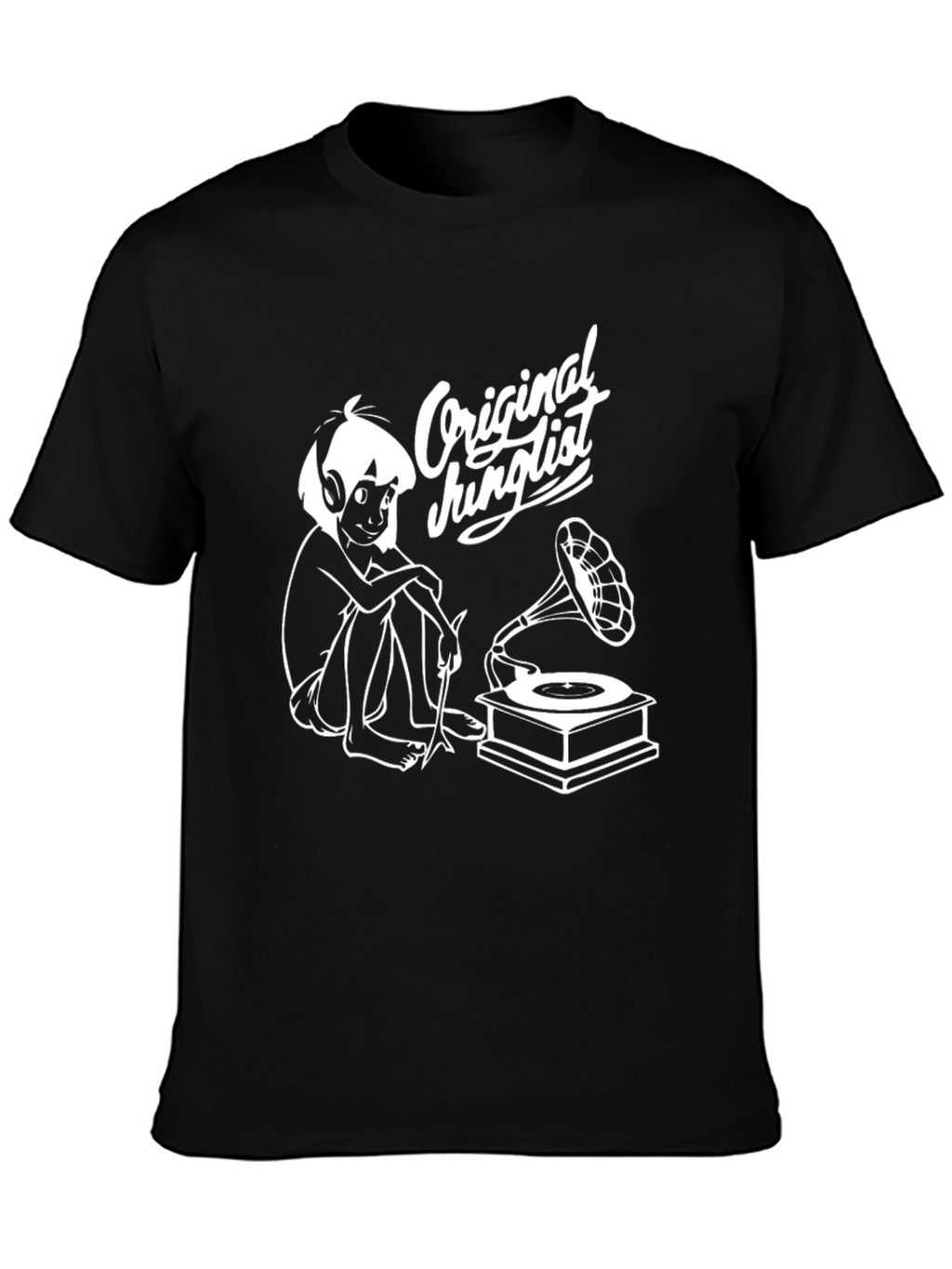 Original Junglist Black Graphic T-Shirt