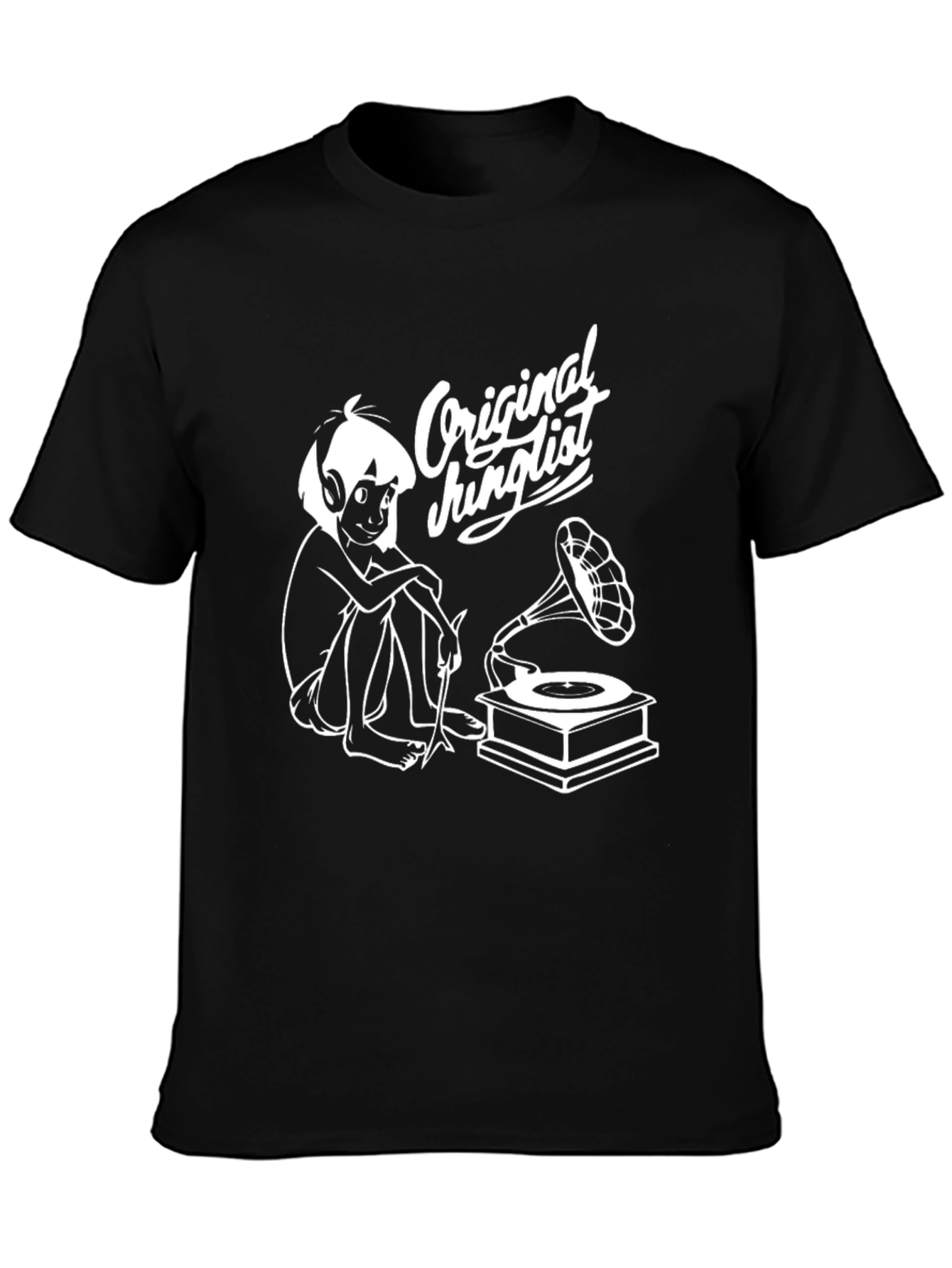 Original Junglist Black Graphic T-Shirt