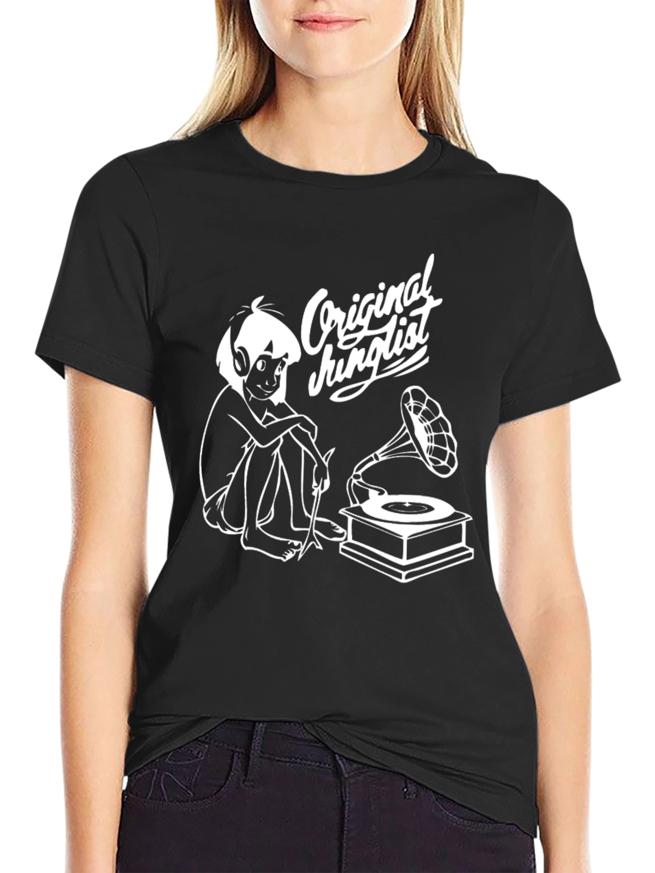 Original Junglist Black Graphic T-Shirt