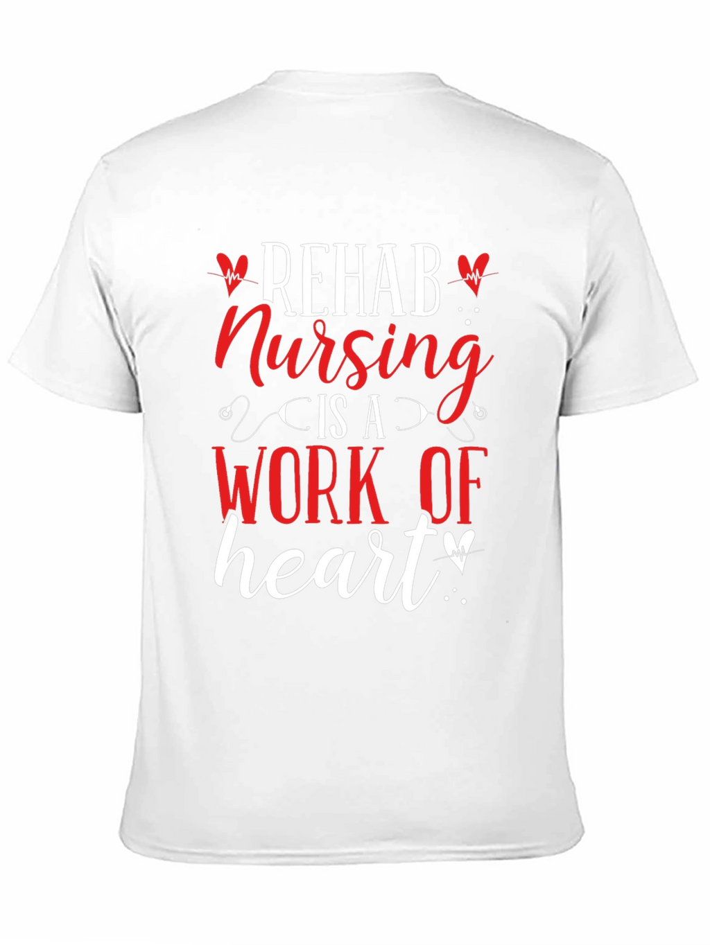 Rehab Nursing Heart T-Shirt