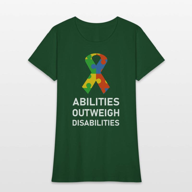 Abilities Outweigh Disabilities Autism Awareness