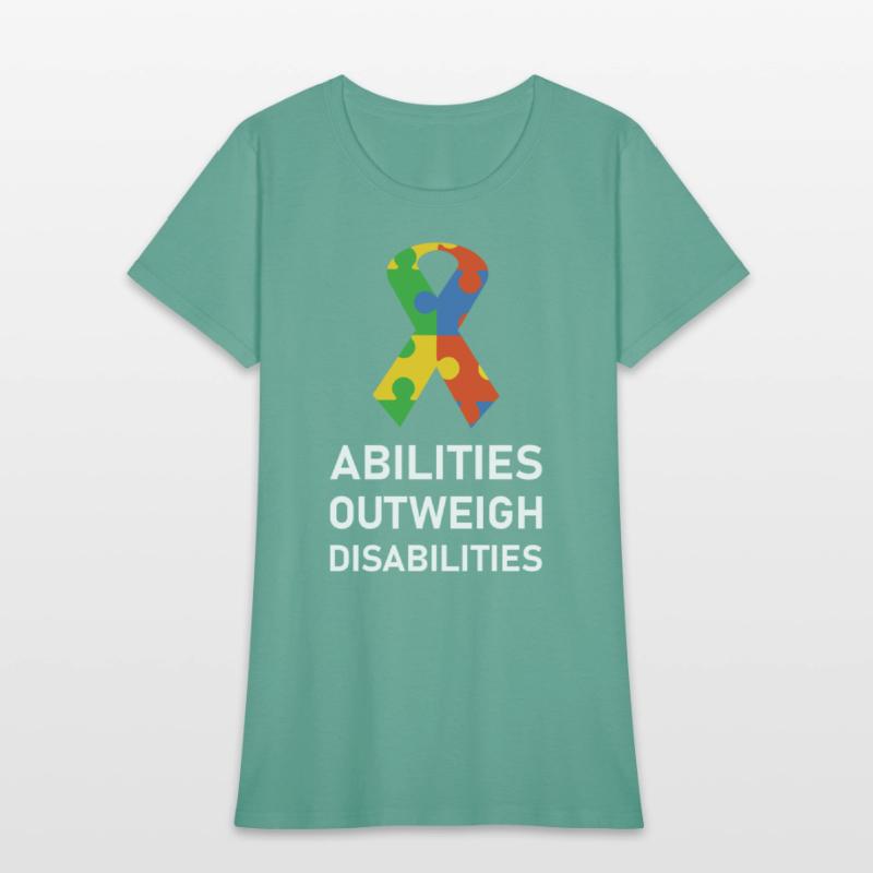Abilities Outweigh Disabilities Autism Awareness