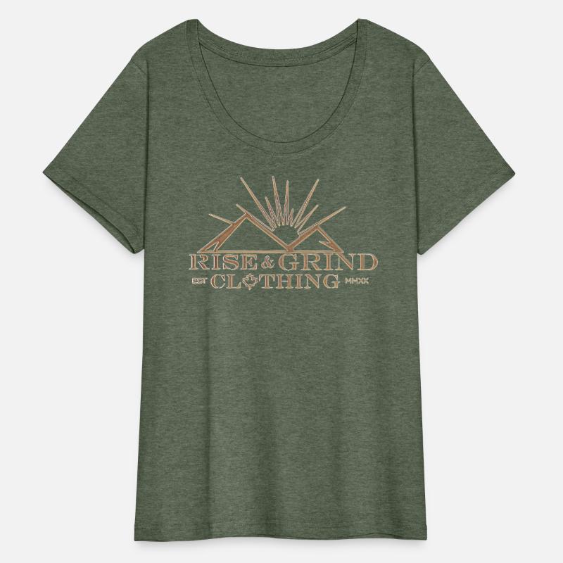 ABOVE THE MOUNTAINS RISE & GRIND CLOTHING CON LOGO