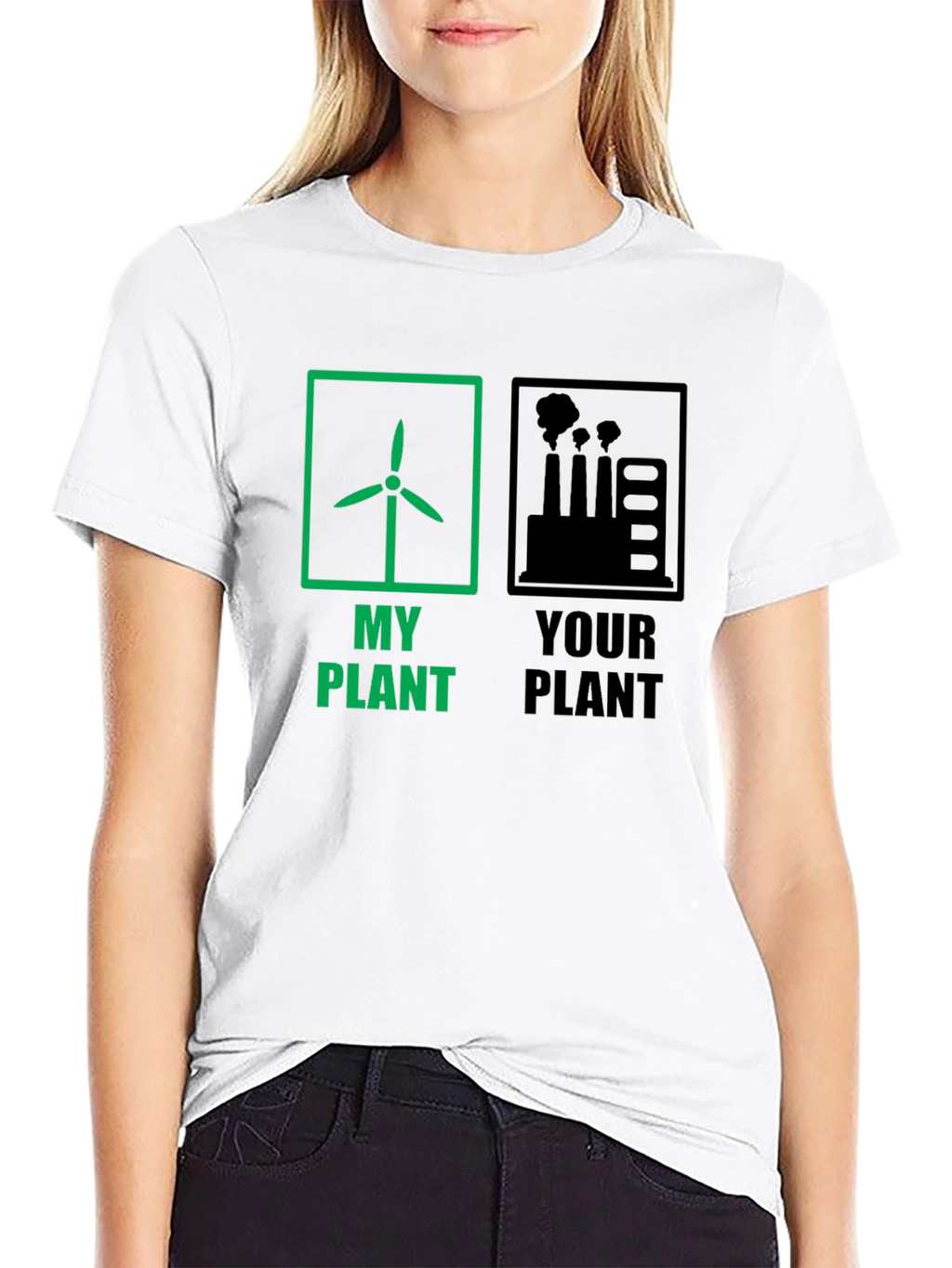 Eco-Friendly T-Shirt: My Plant vs. Your Plant