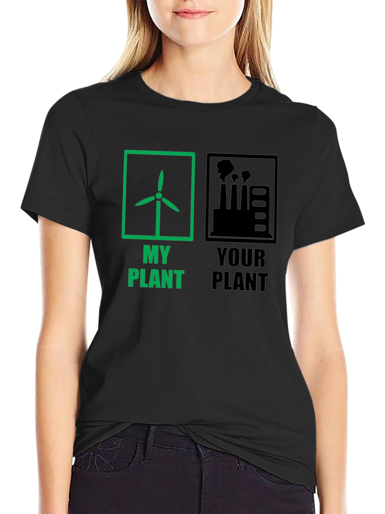 Eco-Friendly T-Shirt: My Plant vs. Your Plant