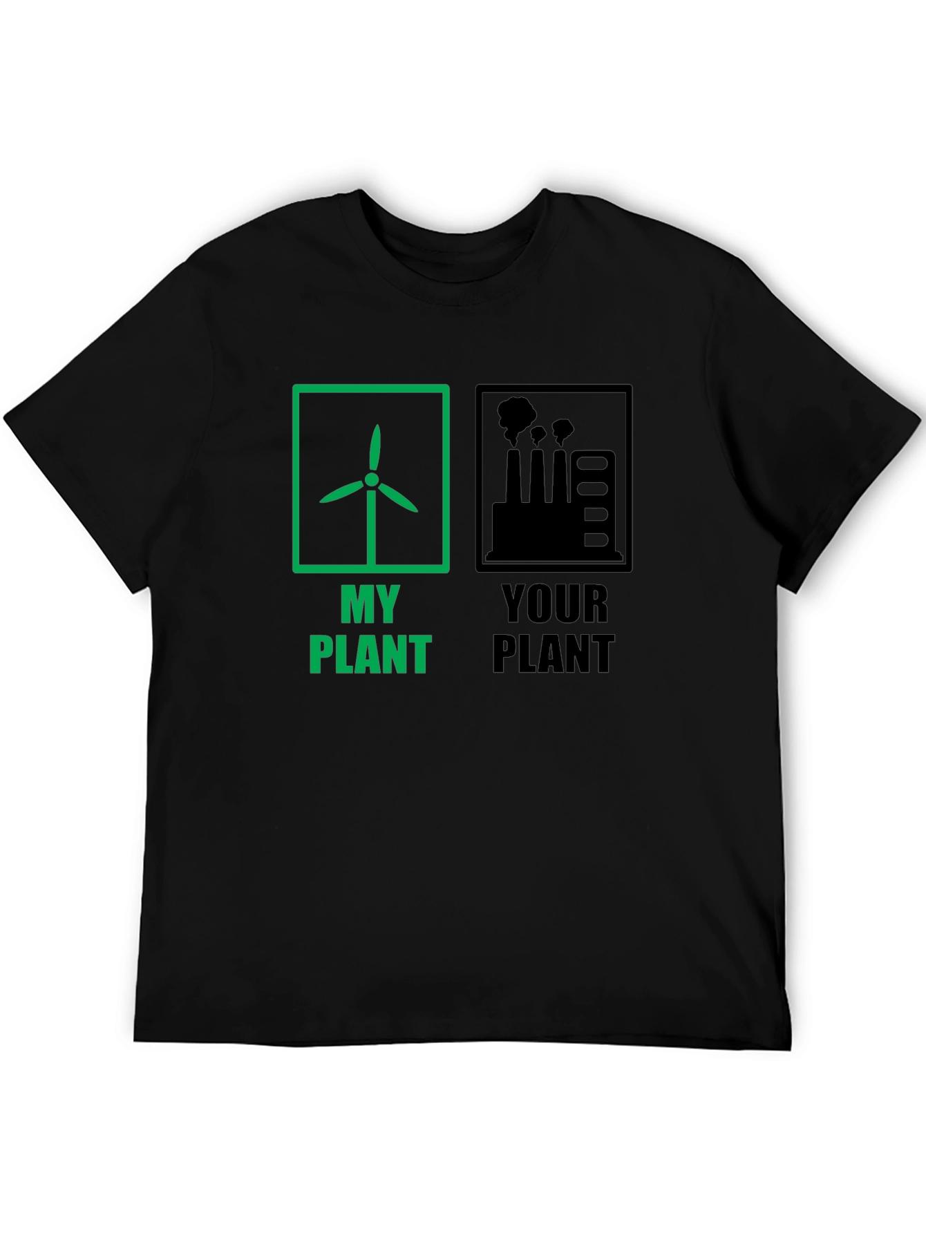 Eco-Friendly T-Shirt: My Plant vs. Your Plant