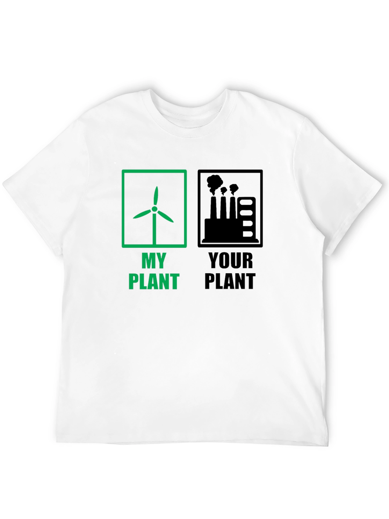 Eco-Friendly T-Shirt: My Plant vs. Your Plant