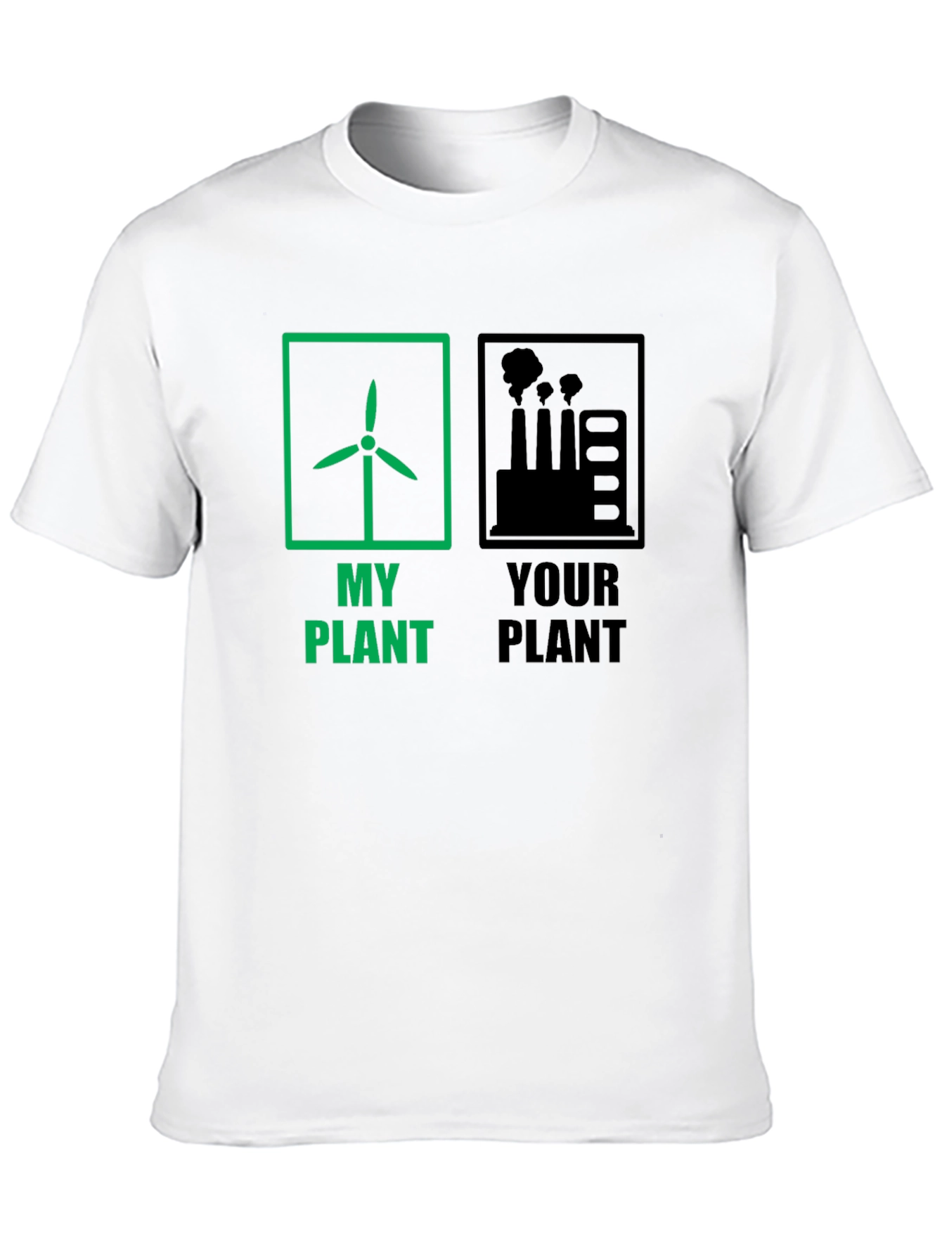 Eco-Friendly T-Shirt: My Plant vs. Your Plant