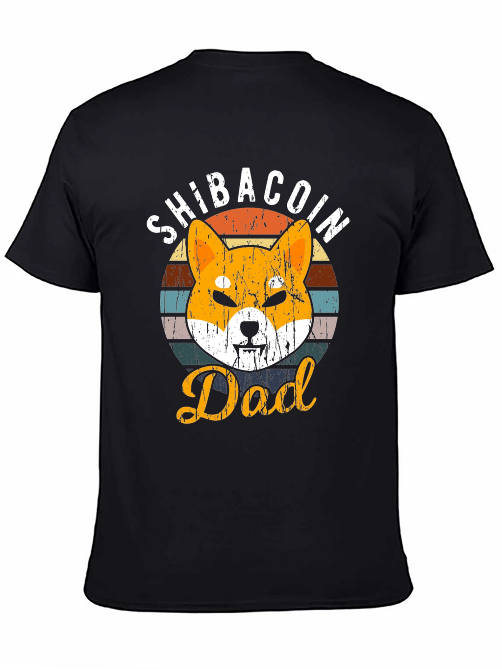 ShibaCoin Dad Graphic Tee - Crypto Lover Gift
