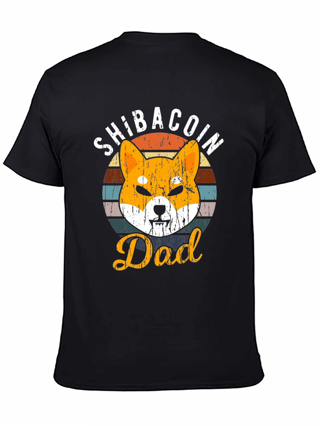 ShibaCoin Dad Graphic Tee - Crypto Lover Gift