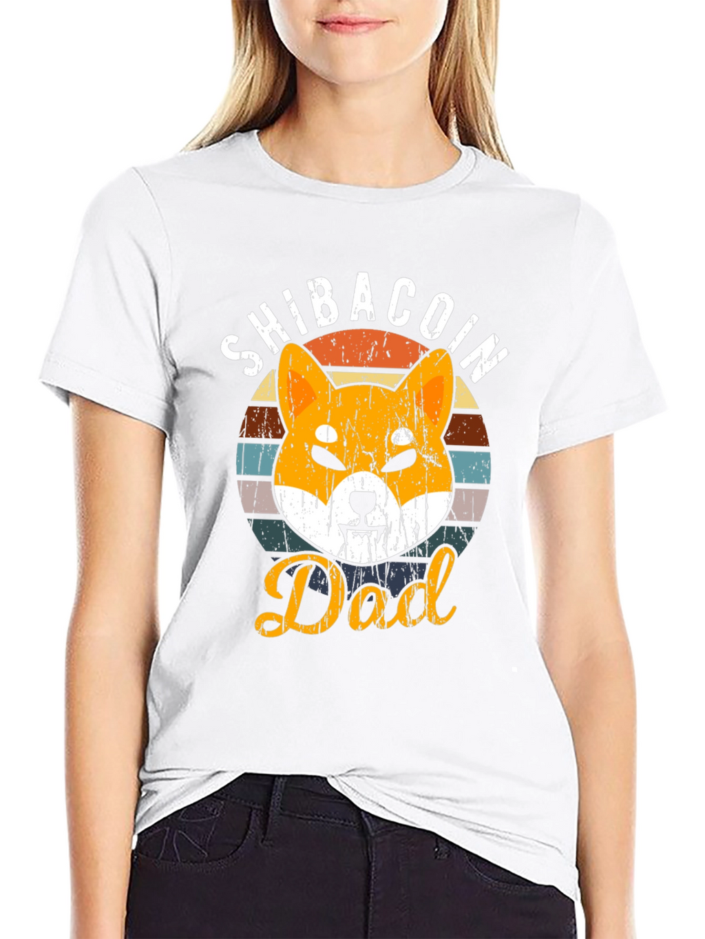 ShibaCoin Dad Graphic Tee - Crypto Lover Gift