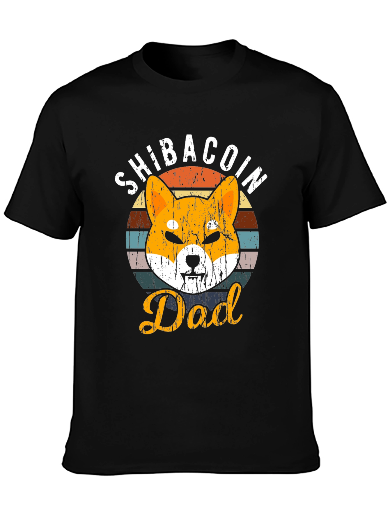 ShibaCoin Dad Graphic Tee - Crypto Lover Gift