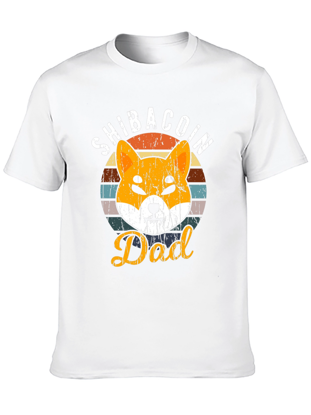 ShibaCoin Dad Graphic Tee - Crypto Lover Gift