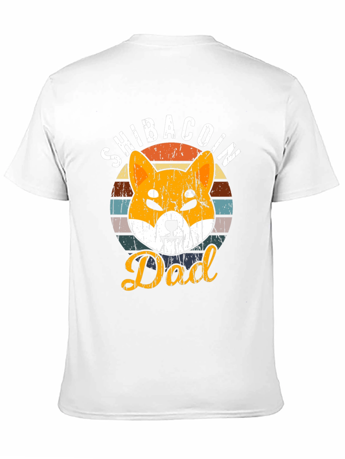 ShibaCoin Dad Graphic Tee - Crypto Lover Gift