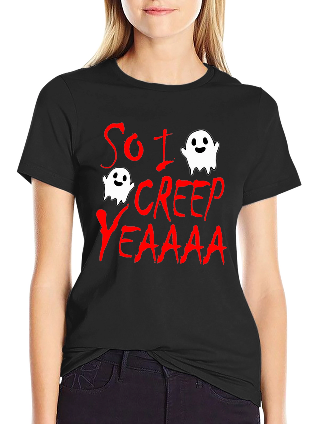 So I Creep T-Shirt - Halloween Ghost Tee