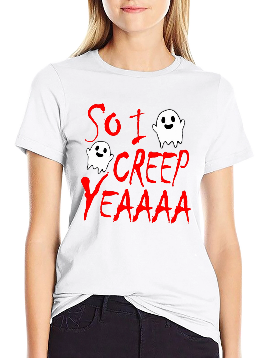 So I Creep T-Shirt - Halloween Ghost Tee
