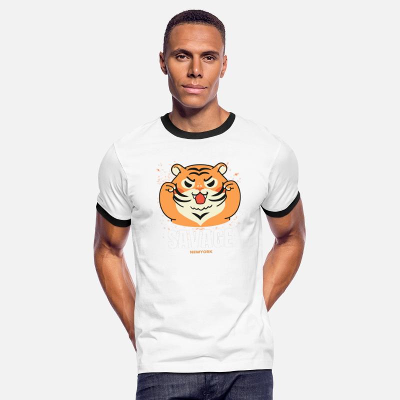Adorable savage tiger design