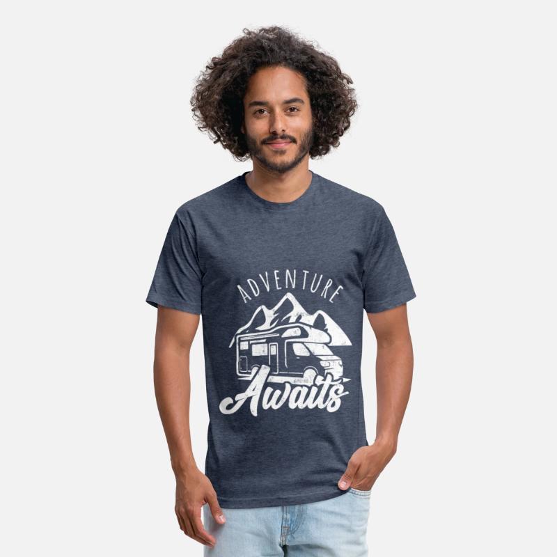 Adventure Awaits Shirt RV Camping Outdoor Travel Design for RV Vacationers Gift for Road Trips