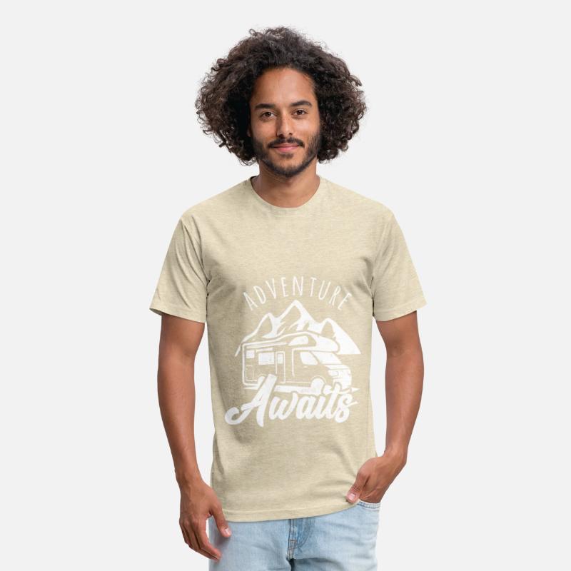 Adventure Awaits Shirt RV Camping Outdoor Travel Design for RV Vacationers Gift for Road Trips