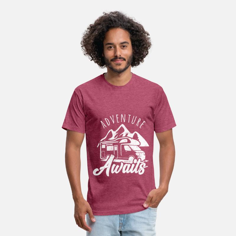 Adventure Awaits Shirt RV Camping Outdoor Travel Design for RV Vacationers Gift for Road Trips