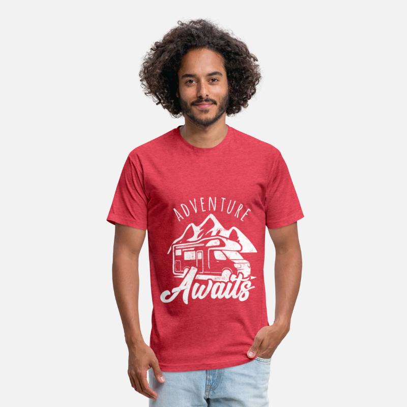 Adventure Awaits Shirt RV Camping Outdoor Travel Design for RV Vacationers Gift for Road Trips