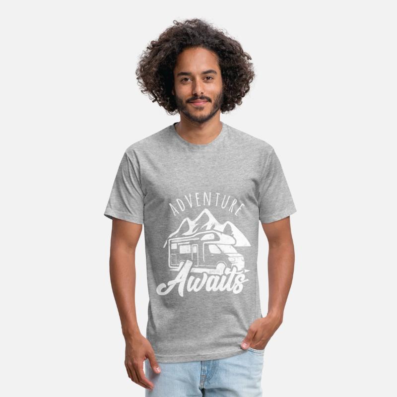 Adventure Awaits Shirt RV Camping Outdoor Travel Design for RV Vacationers Gift for Road Trips