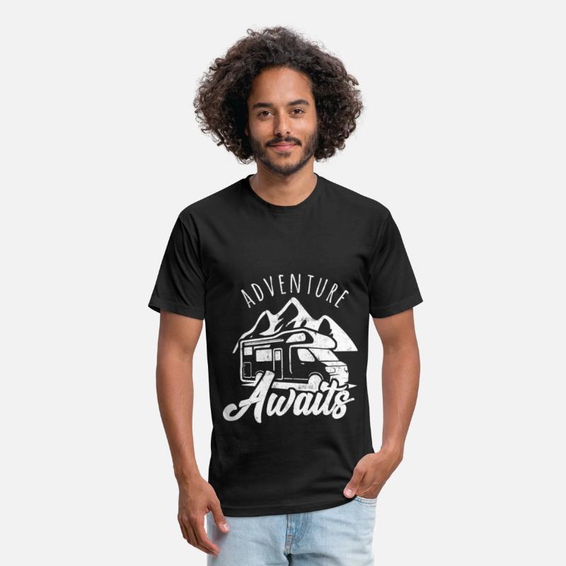 Adventure Awaits Shirt RV Camping Outdoor Travel Design for RV Vacationers Gift for Road Trips