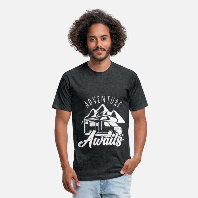 Adventure Awaits Shirt RV Camping Outdoor Travel Design for RV Vacationers Gift for Road Trips