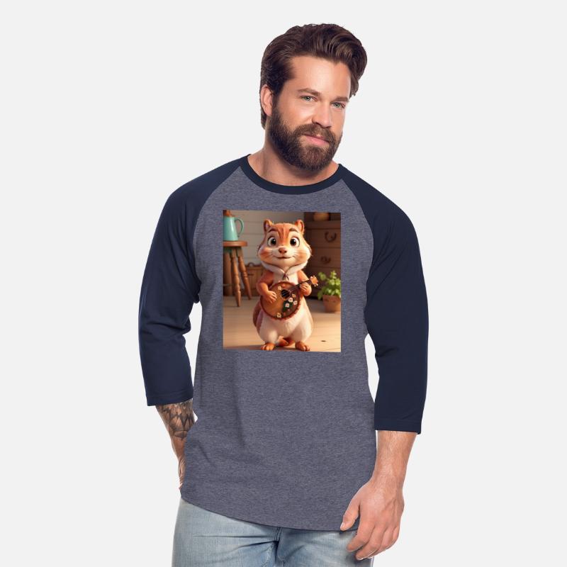 Aesthetic Cottagecore Floral Cute Squirrel Playing