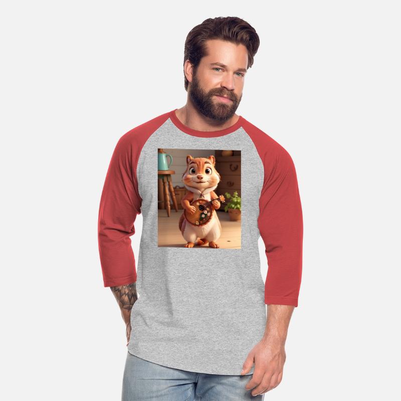 Aesthetic Cottagecore Floral Cute Squirrel Playing