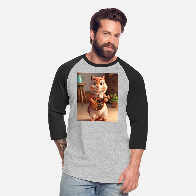 Aesthetic Cottagecore Floral Cute Squirrel Playing