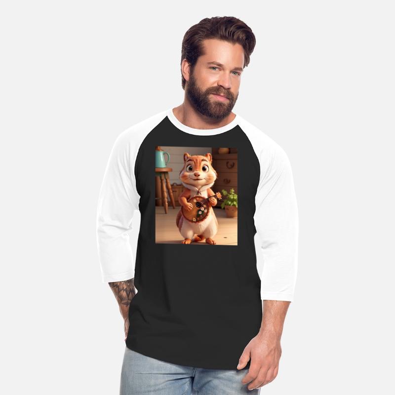 Aesthetic Cottagecore Floral Cute Squirrel Playing