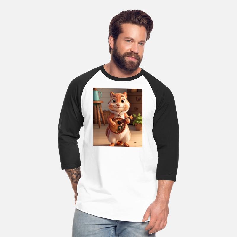 Aesthetic Cottagecore Floral Cute Squirrel Playing