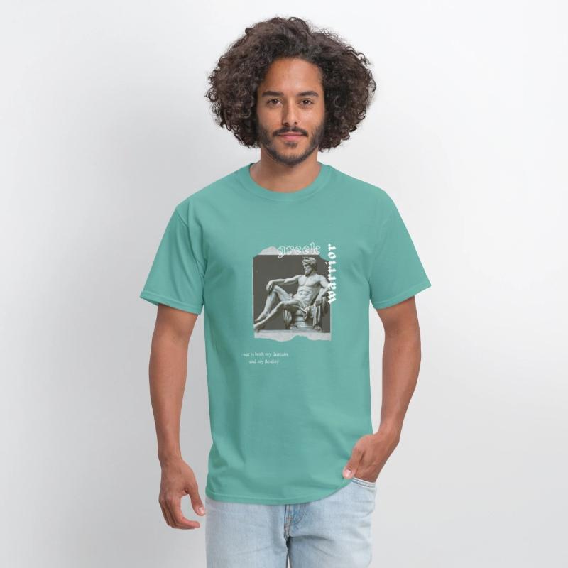 aesthetic greek warrior ares design T-Shirt