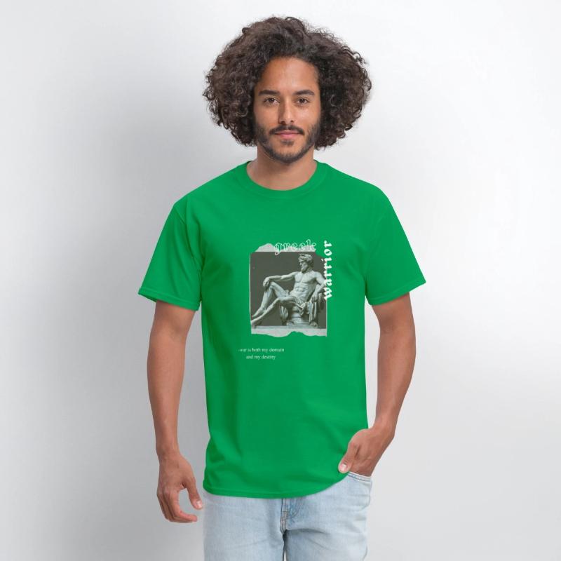 aesthetic greek warrior ares design T-Shirt