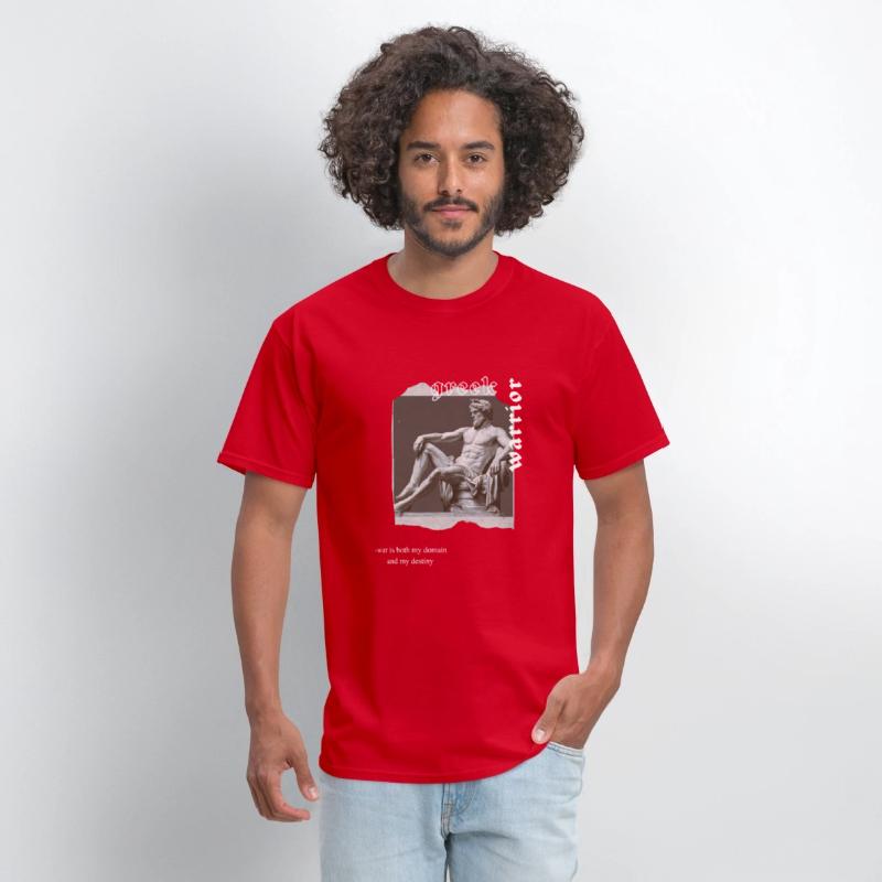 aesthetic greek warrior ares design T-Shirt