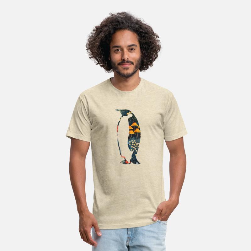 Aesthetic Silhouette Mushrooms Cottagecore Penguin