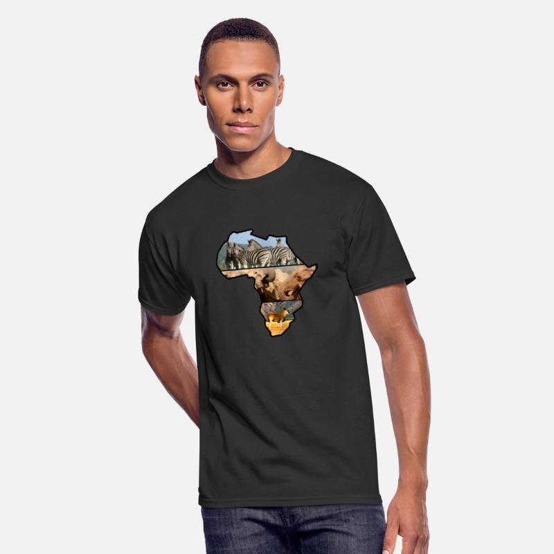 Africa Wildlife Continent Collage
