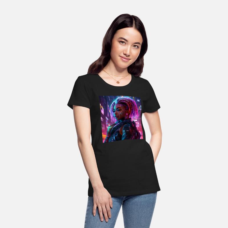 African American Woman Cyberpunk