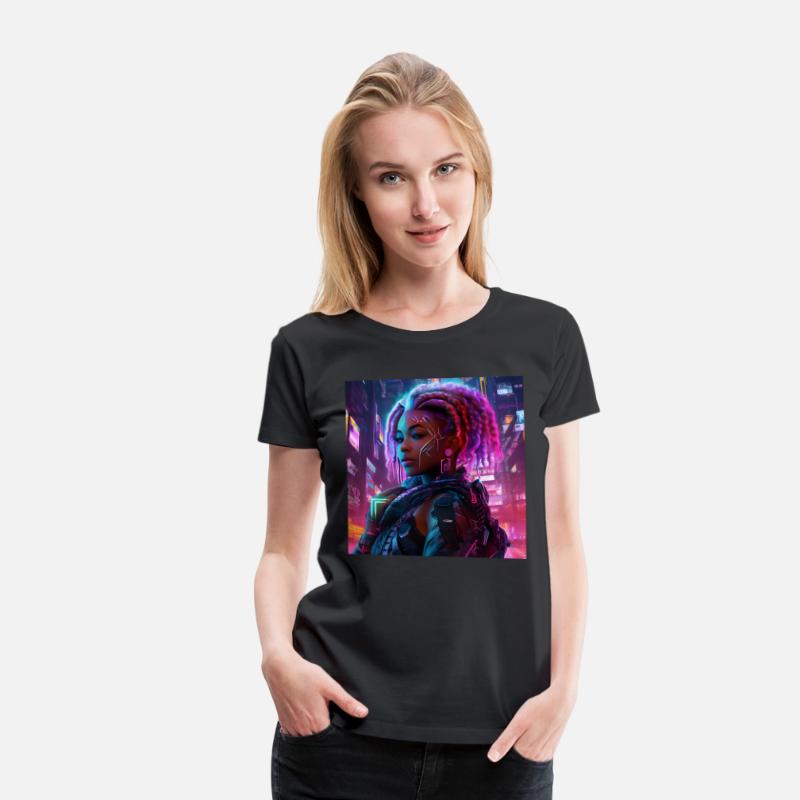 African American Woman Cyberpunk