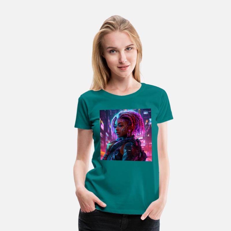 African American Woman Cyberpunk