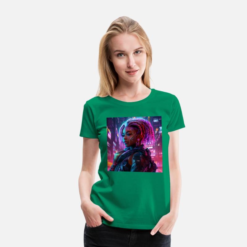 African American Woman Cyberpunk