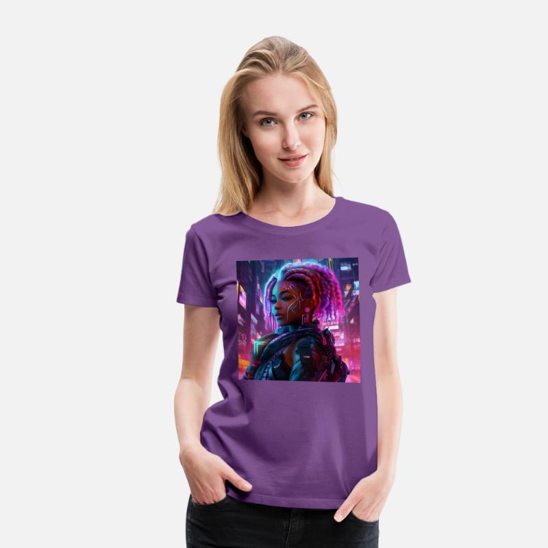 African American Woman Cyberpunk