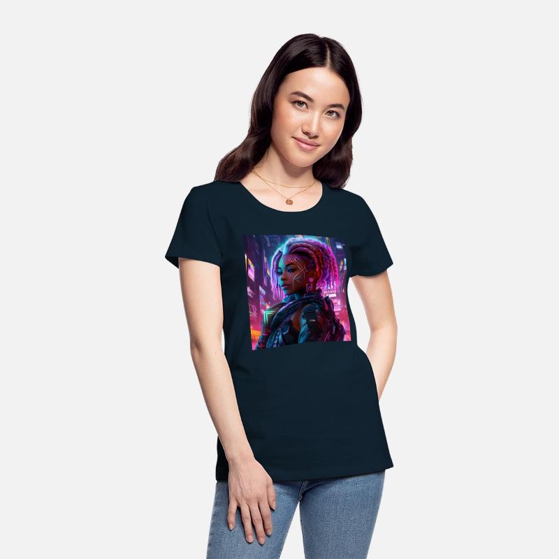 African American Woman Cyberpunk