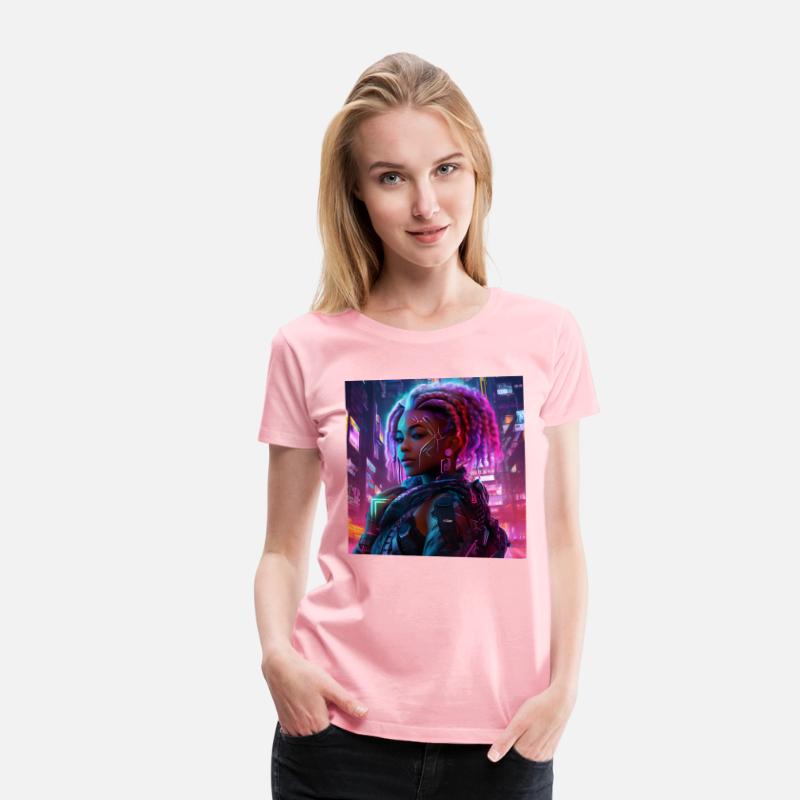 African American Woman Cyberpunk