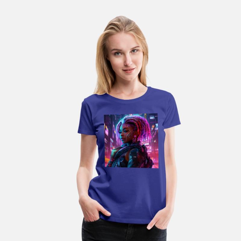 African American Woman Cyberpunk